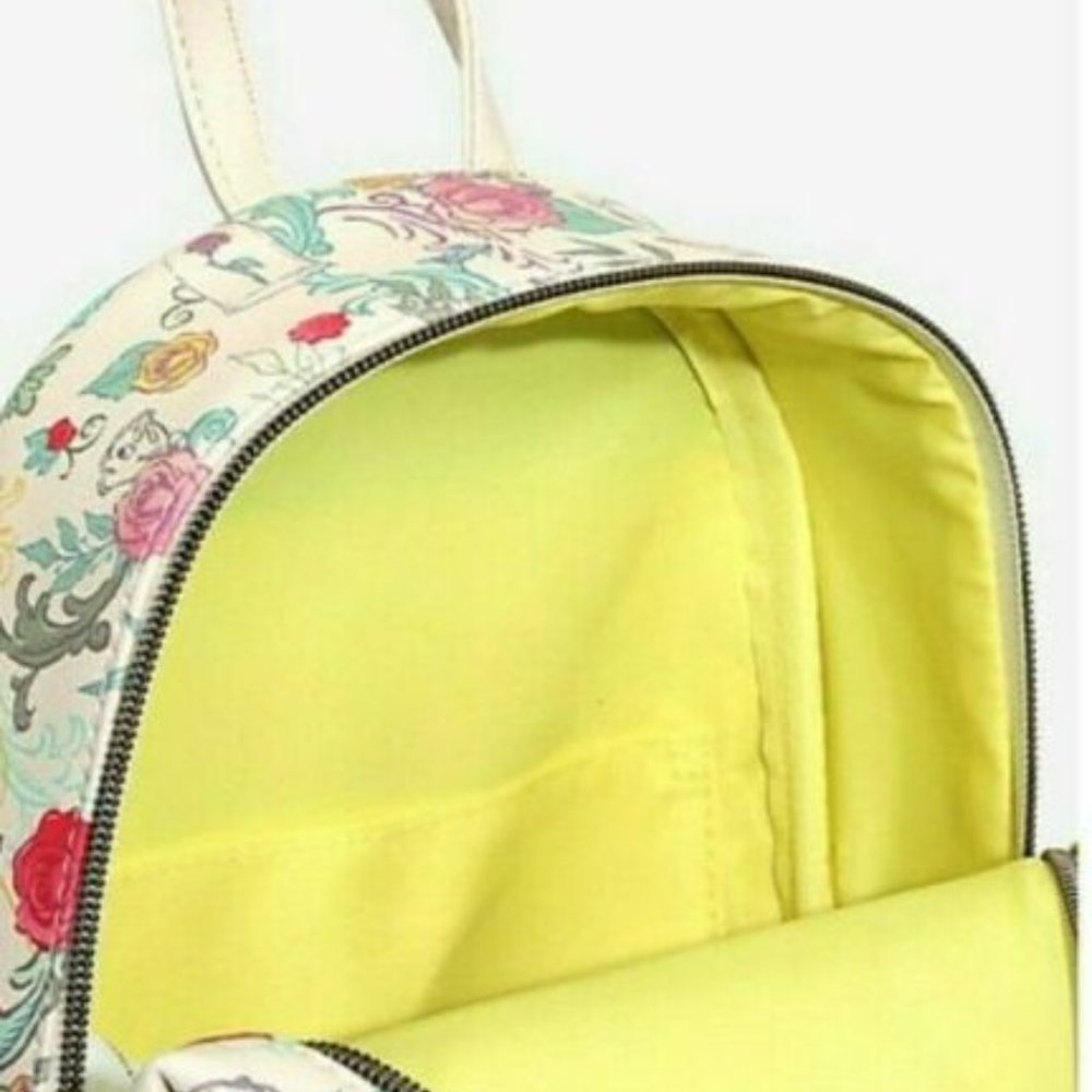 Disney Beauty And The Beast Mini Backpack Rose Bag - Picture 5 of 8